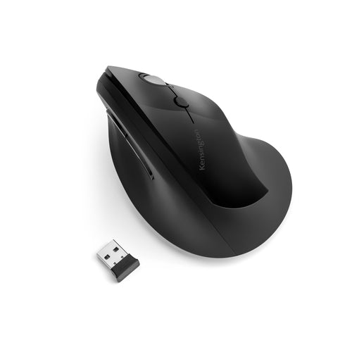 Kensington Pro Fit Ergo Vertical Wireless Mouse Black Kensington Pro Fit Ergo Vertical Wireless Mouse Black